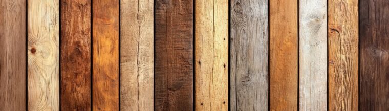 A variety of stain colors