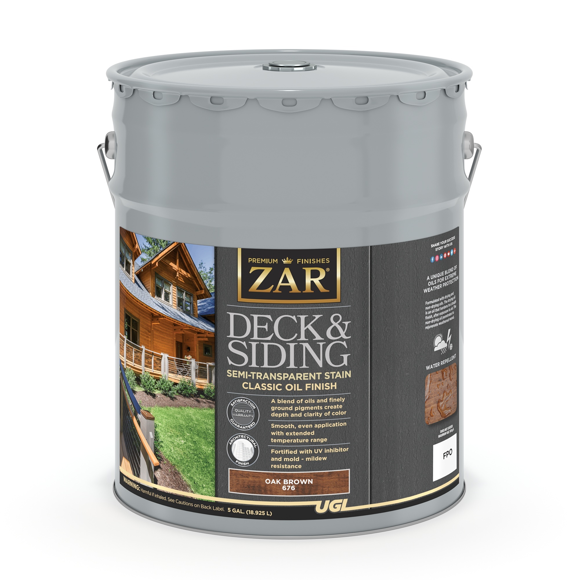 ZAR® Semi Transparent Deck Stain & Siding | Various Colors